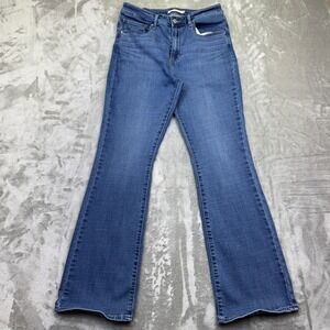 Levis 725 High Rise Bootcut Jeans Womens Sz 30 Fits 28" Medium Wash Denim